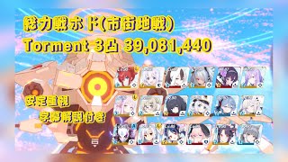 【ブルアカ】総力戦ホド(市街地戦) Torment 3凸 39,081,440【安定重視/字幕解説】