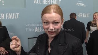 Sarah Snook says Jake Lacy 'kept it light' on set while filming 'All Her Fault'
