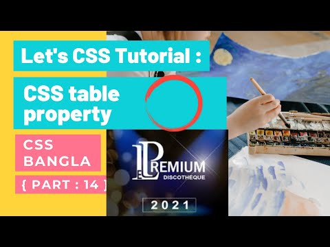 CSS table property | How You can USE? | CSS Bangla tutorial | ( Step by Step ) | Part-14