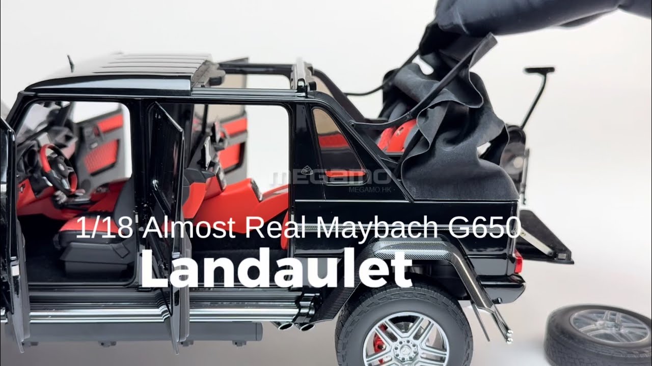 1/18 Almost Real Maybach G650 Landaulet - YouTube