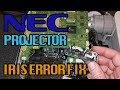 NEC Projector Dynamic Contrast Error Fix