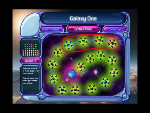 Bejeweled 2 PC Puzzle 1 Of 4 Centauri Prime Tau Heximus Ceti Alpha Seraph 720p60