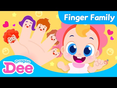 👩‍👧‍👦 귀여운 벨라네 손가락 가족 💛 | 핑거패밀리 🎶 | Finger Family | 유명 영어동요 | 어린이 영어노래 | 2022 마더구스 동요 | 드래곤디 인기동요