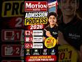 Motion Kota Admission Process 2026 | How to Take Admission in Motion Kota | Motion Kota JEE NEET