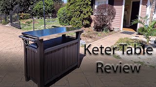 Keter Outdoor Table and Storage Cabinet - Review