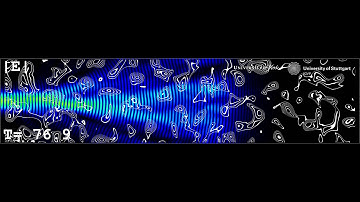 FDTD simulation of a microwave beam scattered by plasma fluctuations