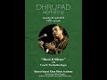 Dhrupad workshop on music  silence with ustad f wasifuddin dagar