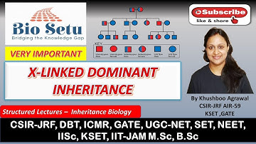 Pedigree Analysis | X-Linked Dominant Inheritance | X-Linked Dominant Conditions | Genetics |