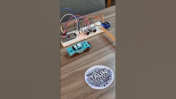 🚗 Automatic Gate with ESP32 and Ultrasonic Sensor! 🤖 | Amazing DIY Tech! #arduino #esp32