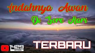 Free Video Background II Awan di sore hari ( Mentahan story )