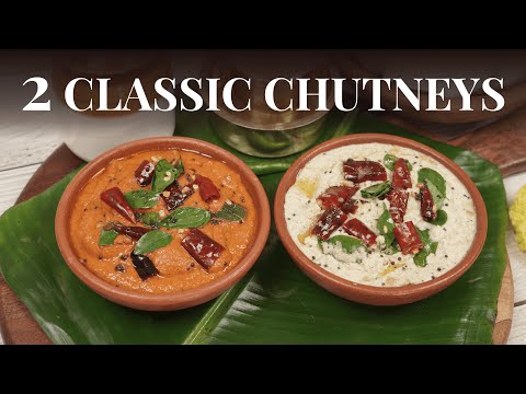 These 2 South Indian Chutneys Changed My Breakfast Game - Coconut Chutney & Onion Tomato Chutney
