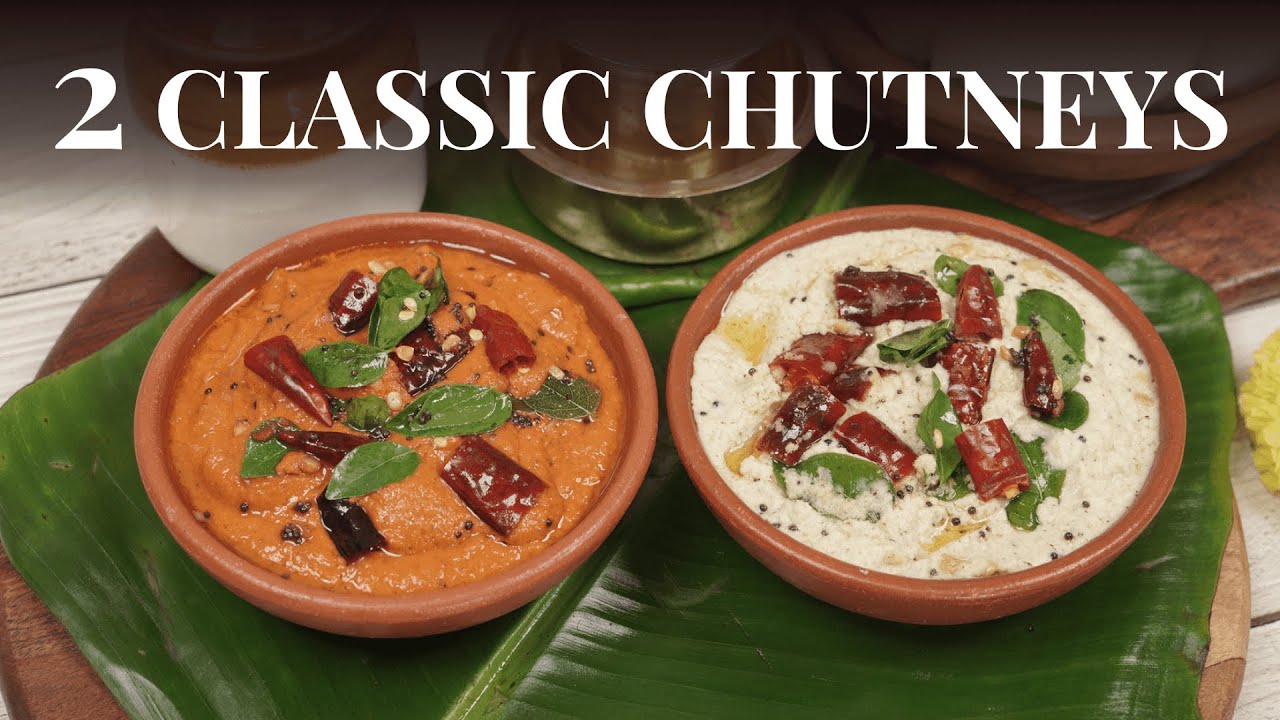 These 2 South Indian Chutneys Changed My Breakfast Game - Coconut Chutney & Onion Tomato Chutney