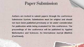 9th International Conference on Soft Computing, Mathematics and Control (SMC 2025)