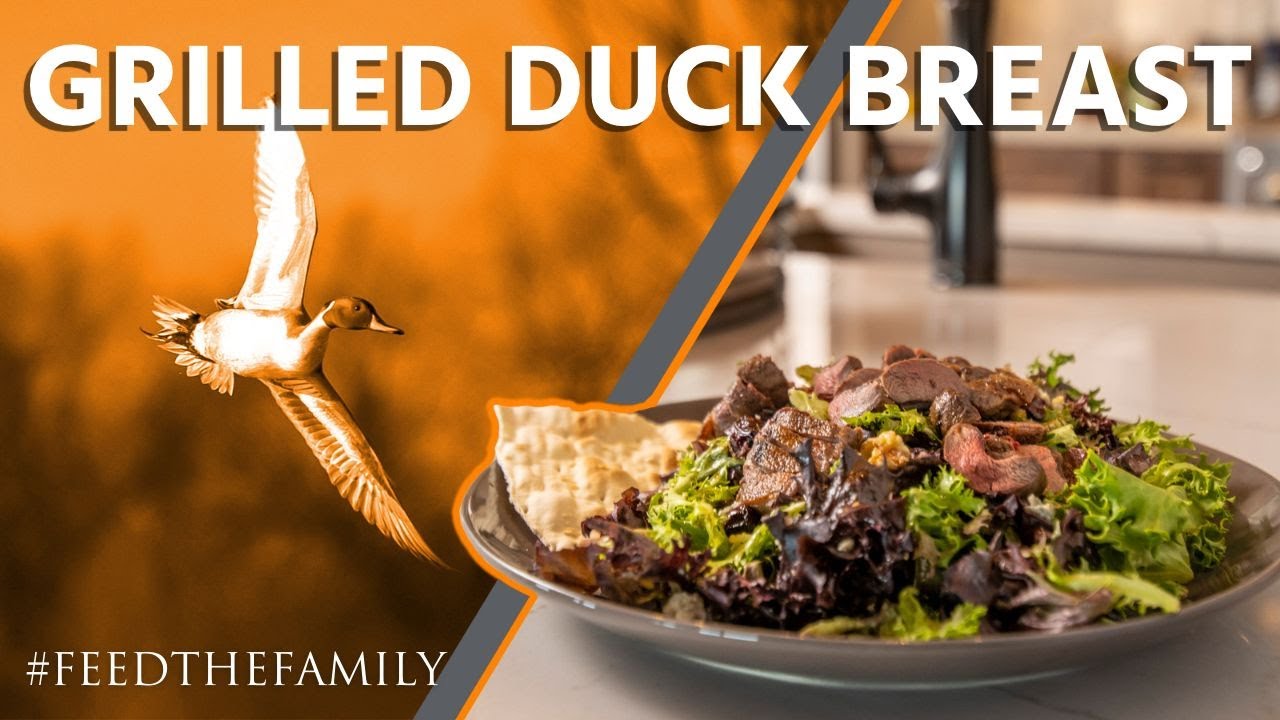 Grilled Duck Breast Salad - Wild Game Cooking - Skin-On Duck Breast