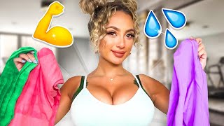 *Hot* Gym Outfit Try On Haul Challenge 😍 | Toni Camille