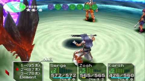 Chrono Cross Final Boss *BAD ENDING* part 1