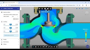 Autonomous Valve CFD Demo - Globe Valve