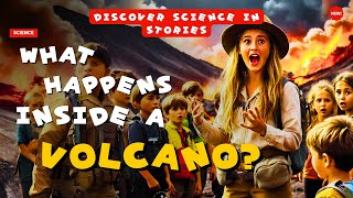 What Happens Inside a Volcano - Discover Science in Stories - The Story of Mount Magmarock
