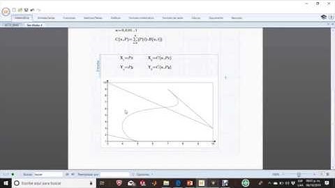 Curva de Bezier Mathcad (Ejemplo)