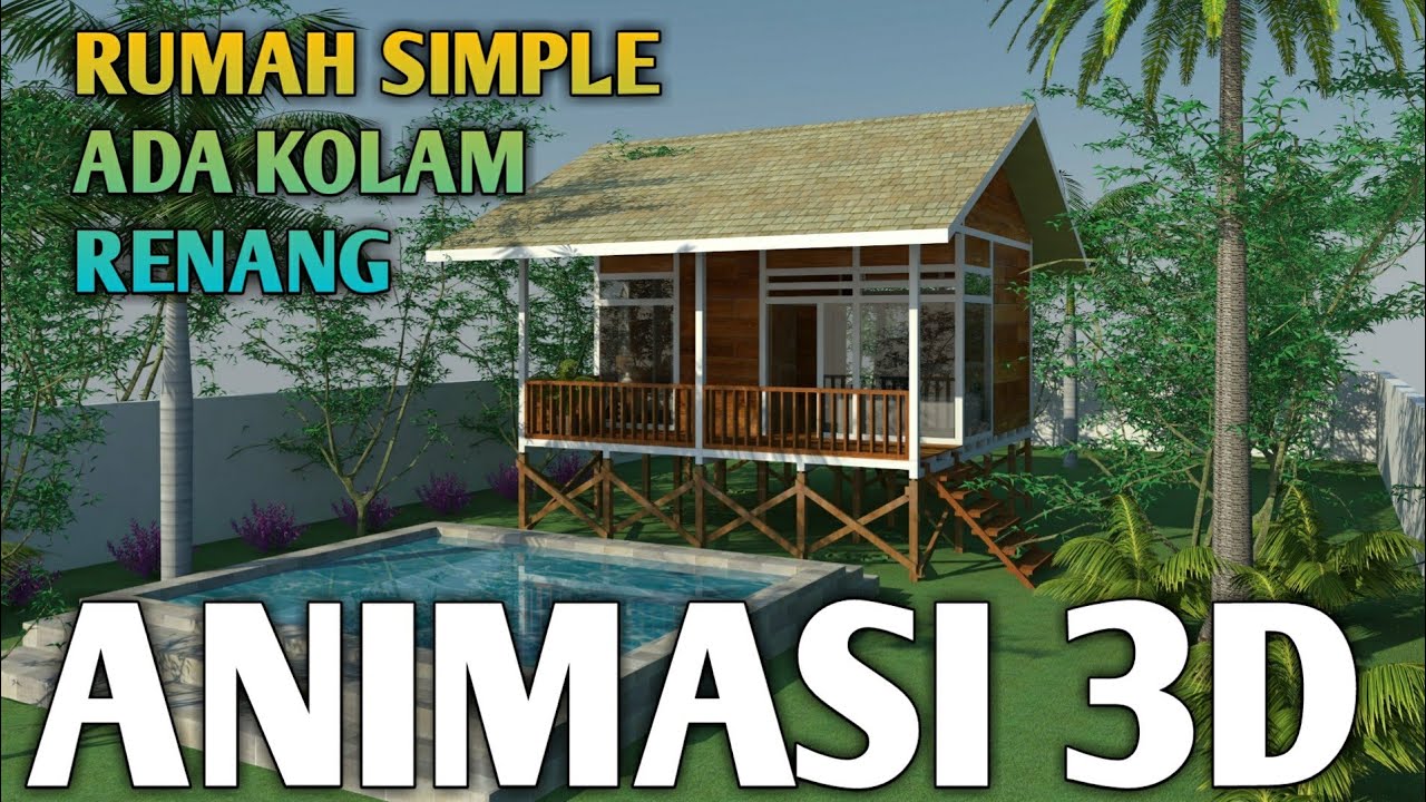 desain rumah  minimalis  sederhana  di  desa  STRUKTUR KAYU 