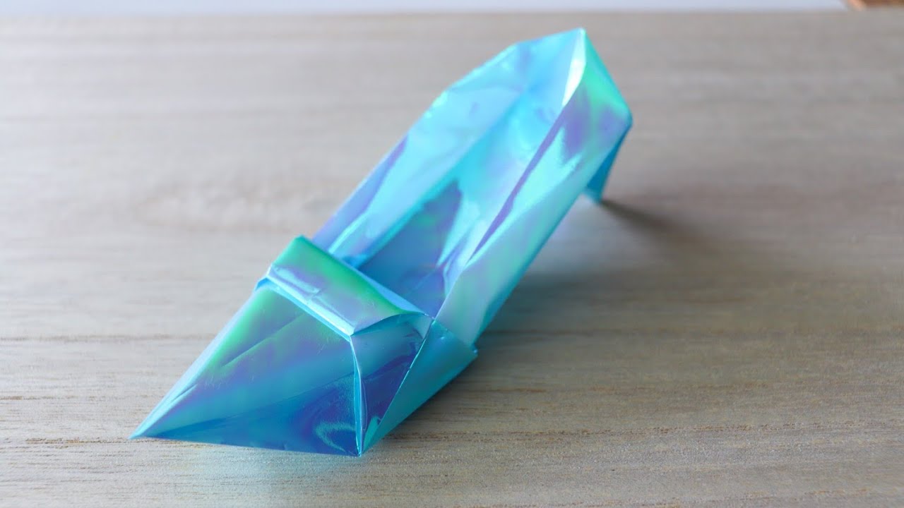 【かんたん折り紙】立体 ハイヒール