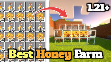 EASY Honey Farm for Minecraft 1.21+ – Works on Java & Bedrock!