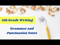 Grammar and Punctuation Quiz