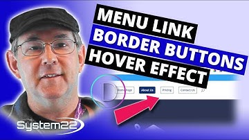 Divi Theme Menu Link Border Buttons Hover Effect 👍👍👍