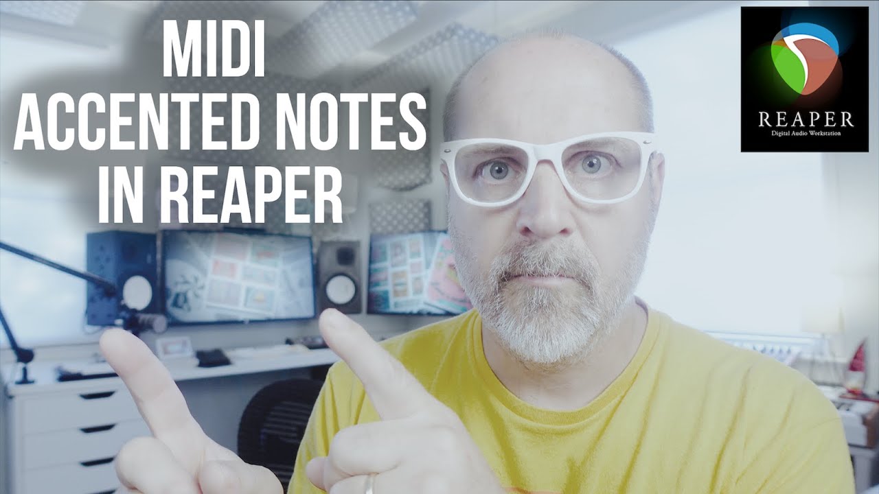 MIDI Accented Notes in REAPER (UPDATED) - YouTube