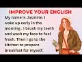 Daily routine  improve your english  learn english speaking  level 1 listen and practice