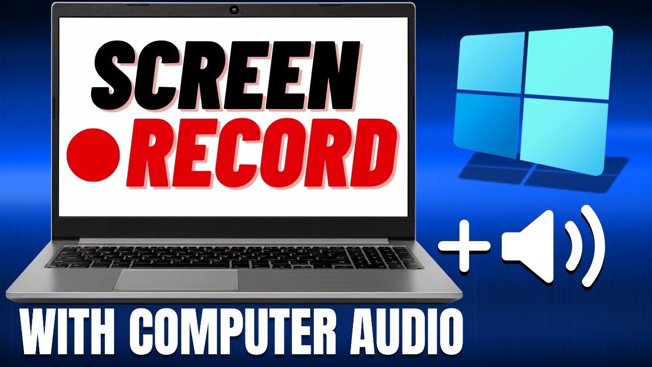 How To Screen Record WITH AUDIO on Windows PC For FREE (FAST & EASY ...