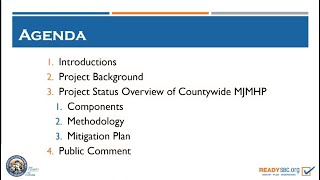 SBCo. Multi-Jurisdictional Hazard Mitigation Plan Public Workshop #3 on March 9, 2022