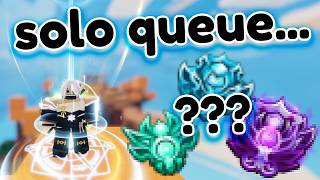 How I SOLO QUEUED Ranked On FIRST DAY Season 17 Rank... (Roblox Bedwars)