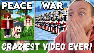 CRAZIEST VIDEO EVER! 1000 Players Build MASSIVE Civilization in Minecraft (REACTION!) ISH