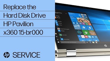 Replace the Hard Disk Drive | HP Pavilion x360 15-br000 | HP