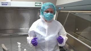 Laminar Airflow Workstation Cleaning (Vertical)  Tania L. Baker 1/13/2020  (5)