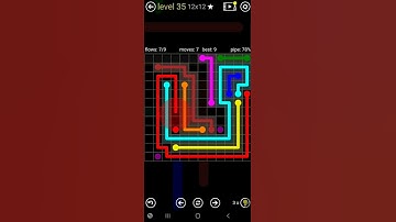 How To Solve Flow Free Jumbo Rainbow Pack Level 35 12x12 Board Walk Through Solution Walkthrough