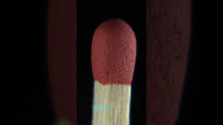 eXtreme Close up Slo Mo Match Burstin Into Flame