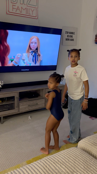 Dad catches daughter trying to watch a scary movie and this happens next #shorts