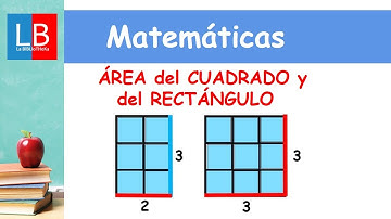 Área CUADRADO y RECTÁNGULO para niños 👍✔ PRIMARIA