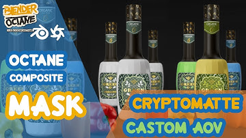 Composite Octane. P2. MASK. CASTOM AOV.  CRYPTOMATTE.