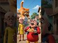 Motu Ka Samosa Billi Le Gayi 😄😽#shorts #cartoon #funny #comedy #video