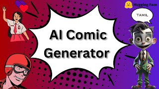 How to create Comic book with AI in Tamil | HuggingFace | AI Comic Factory | தமிழ் | Comic Gen AI screenshot 2