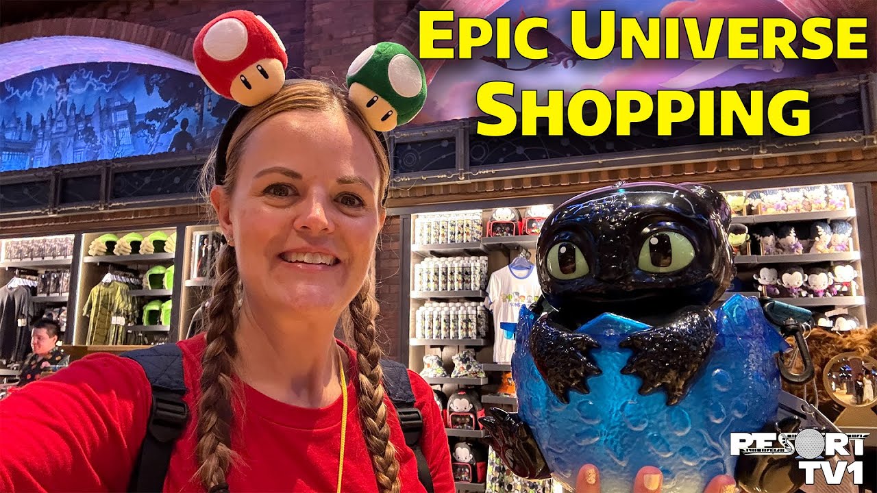 Shopping at the Brand NEW Epic Universe! - Epic Merch, Harry Potter, Dark Universe, Nintendo & More