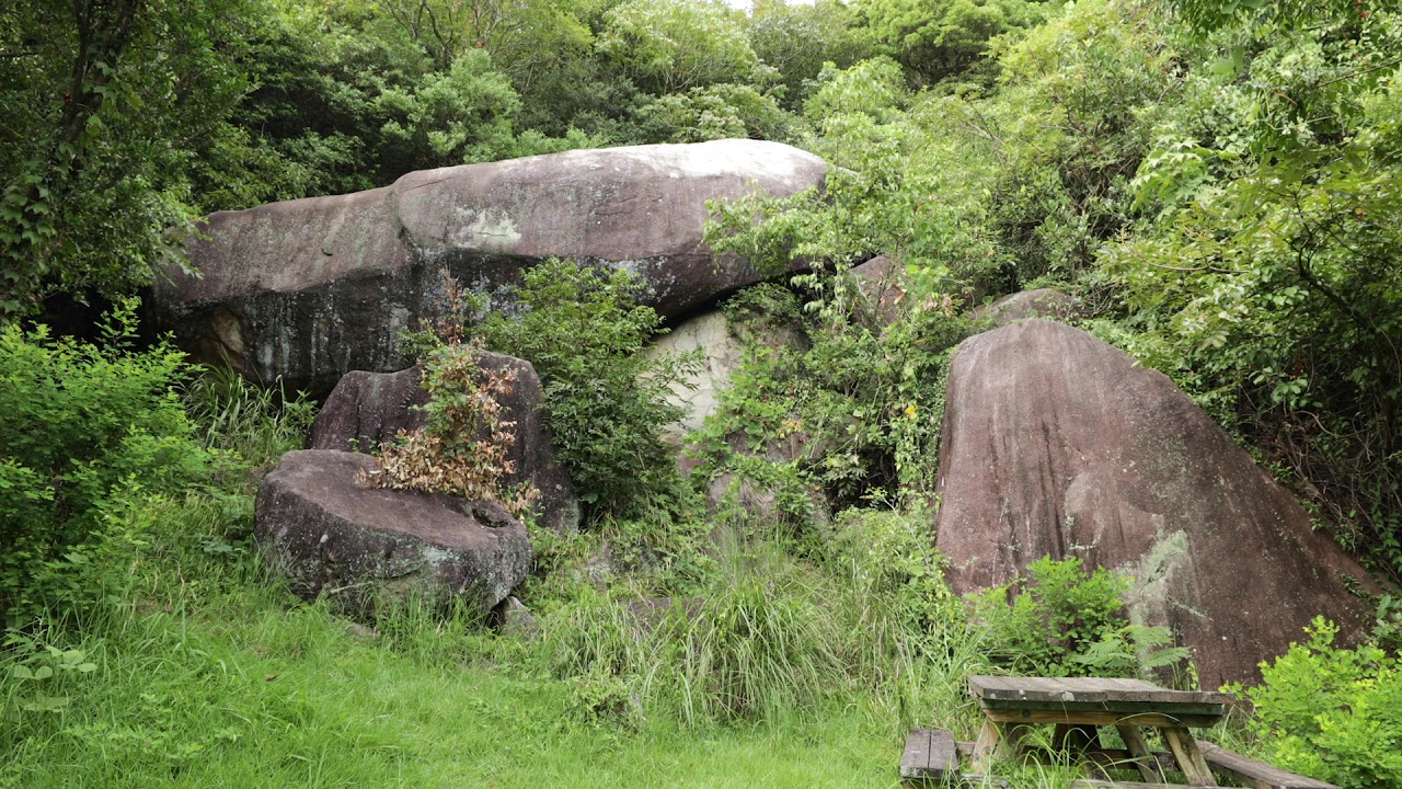 石の置物　天草木目石？『標僅月』 矢岳巨石群遺跡 | 天草旅ポータルサイトTRAVEL GUIDE AMAKUSA