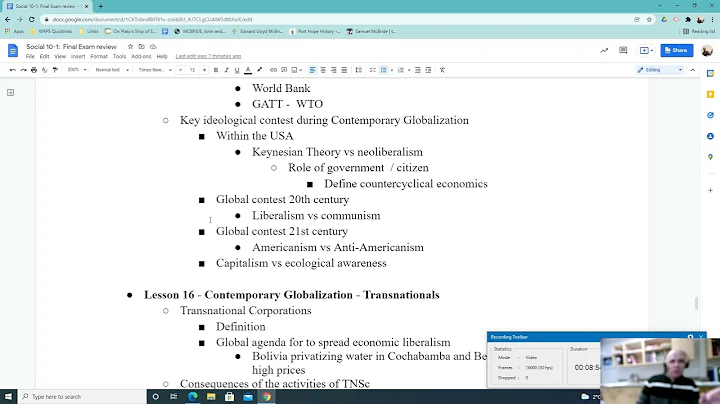 Social 10 1 Year Review Day 2