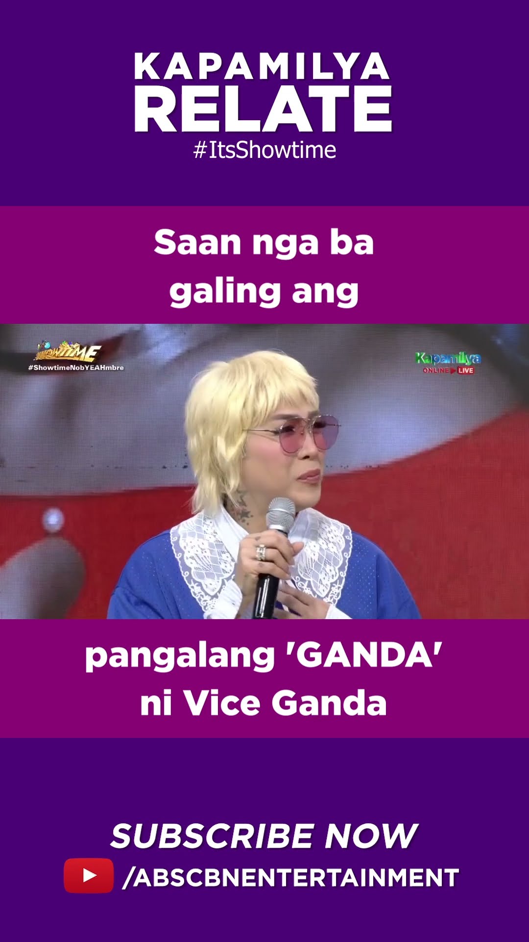 Saan nga ba galing ang pangalang 'GANDA' ni Vice Ganda? | Kapamilya Shorts