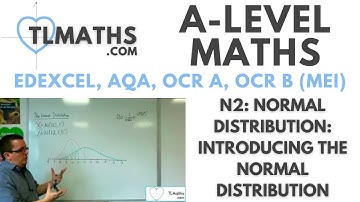 A-Level Maths: N2-02 Normal Distribution: Introducing the Normal Distribution
