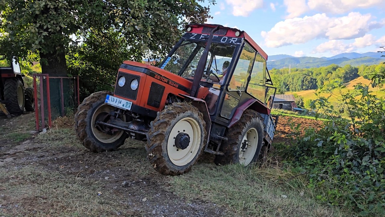 Zetor 5245 - Razbacivanje stajnjaka u oranici POSLIJE KIŠE | Zetor 6245 | Torpedo TD 4506