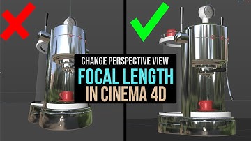 How To Change The Perspective Viewport Focal Length In Cinema 4D